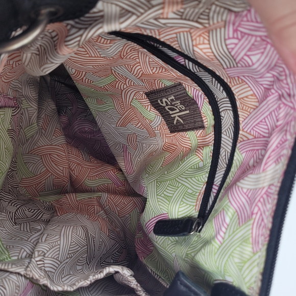 The Sak Crossbody Purse - Black Leather - Picture 4 of 12